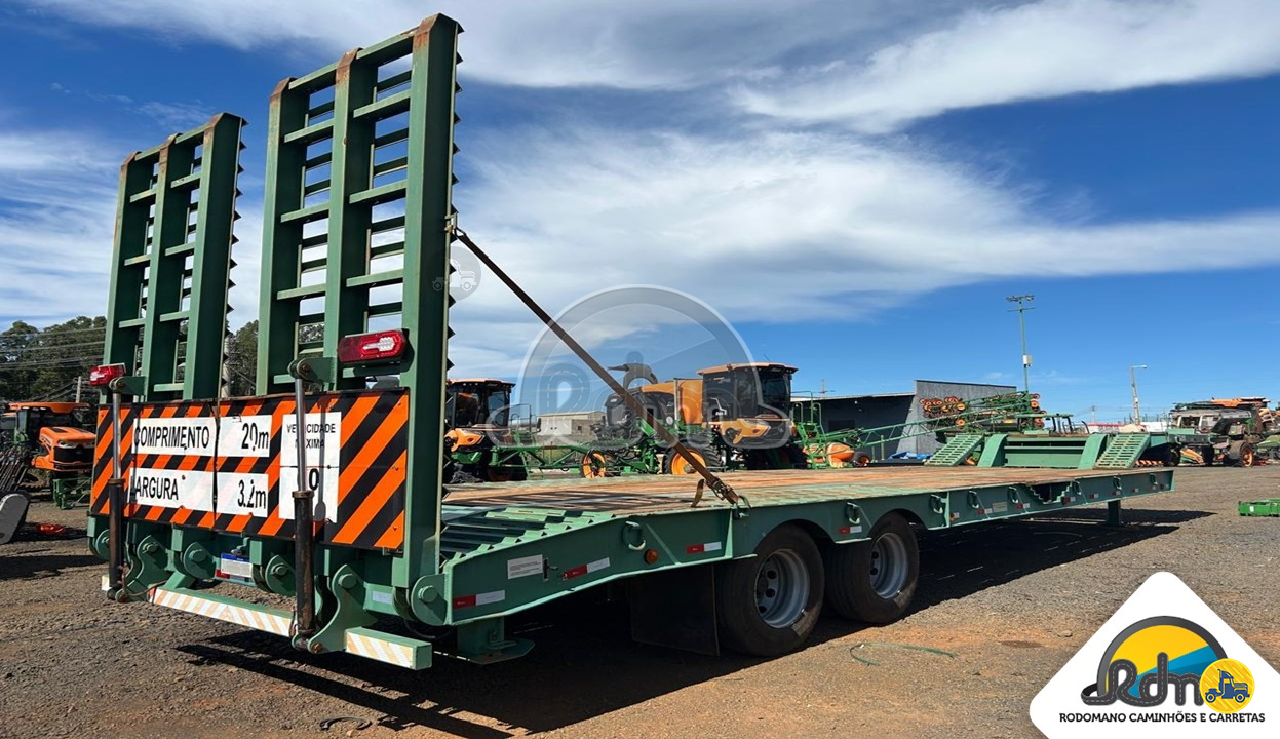 CARRETA SEMI-REBOQUE PRANCHA Reta Rodomano Caminhões e Carretas RIO VERDE GOIAS GO